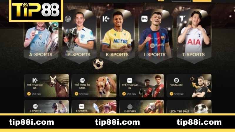 Khái quát chung về sảnh thể thao thu hút hội viên TIP88