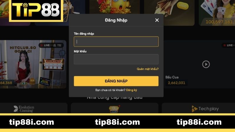 Lưu ý quan trọng khi đăng nhập TIP88