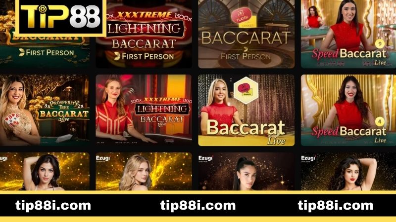 Live Casino TIP88 - Sòng Bài Đỉnh Cao, Trải Nghiệm Cực Đã Nhà cái TIP88 hợp tác cùng nhiều đơn vị phát hành game